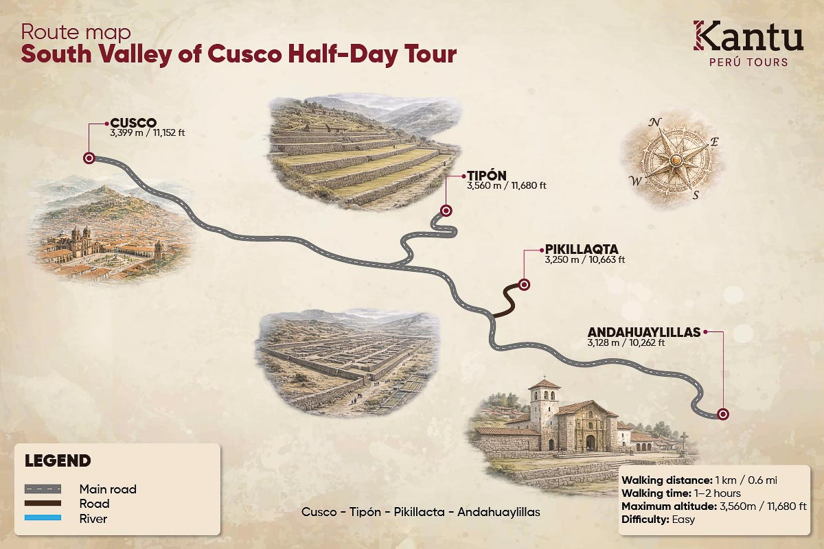 Tour Vale Sul Cusco Meio Dia